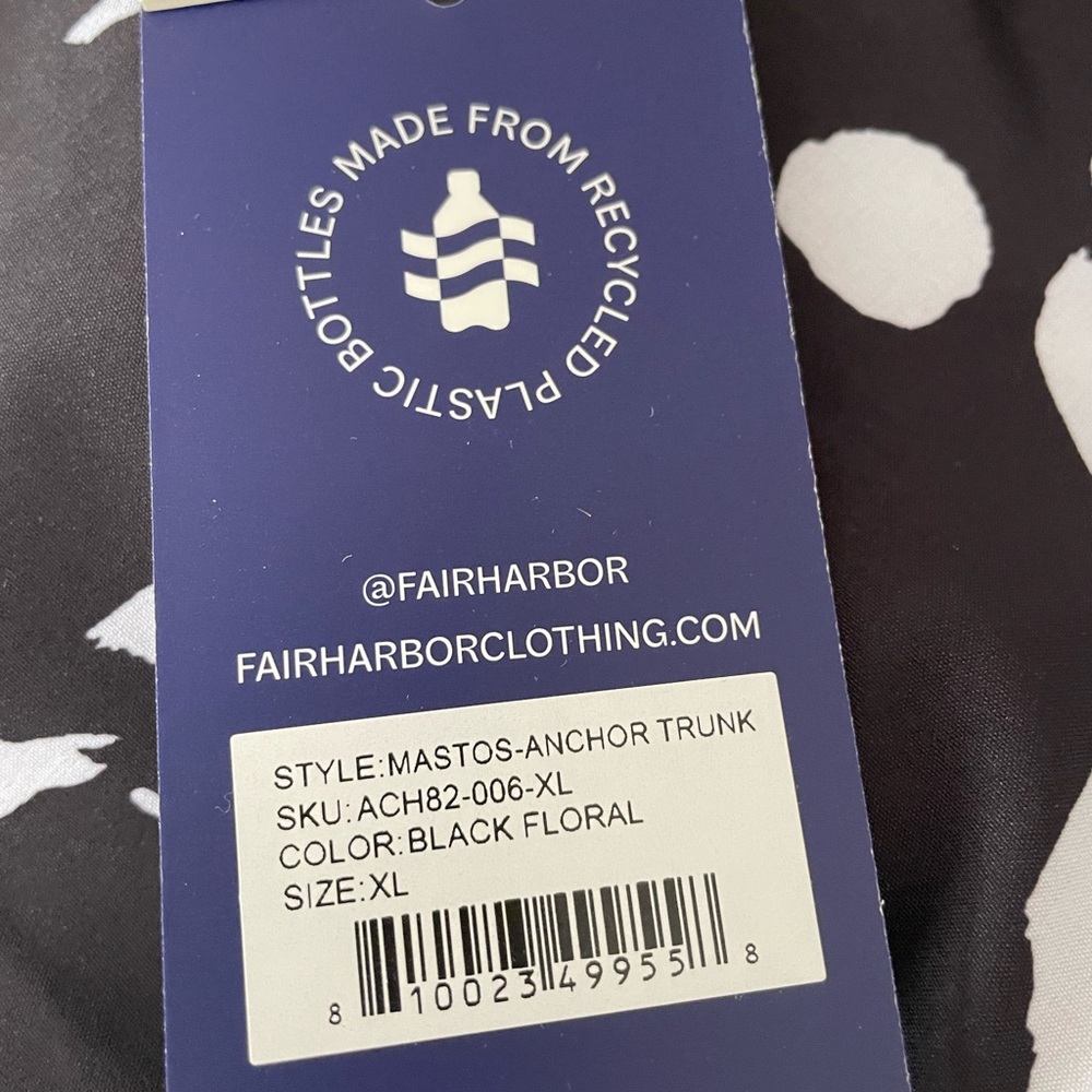 New with tags, Fair Harbor men’s swimming trunks